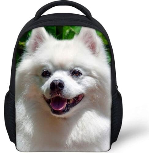 Cute Girls Samoyed Printing School Bags Baby Mini Kindergarten Backpack for Kids Small Schoolbag Children Shoulder Bags