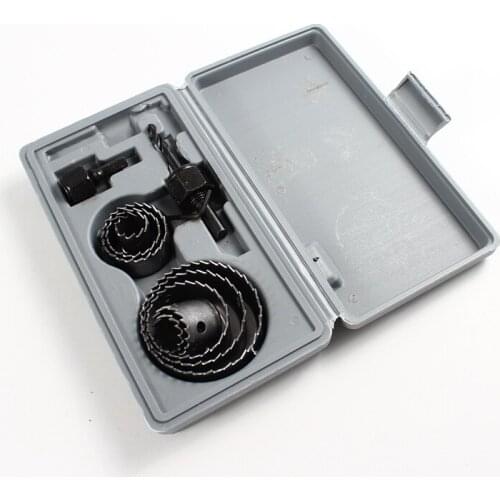 19mm ~ 127mm Carbide Drill Bit Hole Saw Core Cutter Set Cutting Kit Drilling Bits Tool Wood Woodworking Plastic Gypsum PVC Board