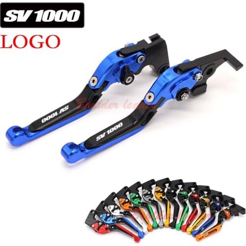 New CNC Adjustable Folding Extendable Motorcycle Brake Clutch Levers For SUZUKI SV1000 SV 1000S SV 1000 S SV1000 S 2003-2007
