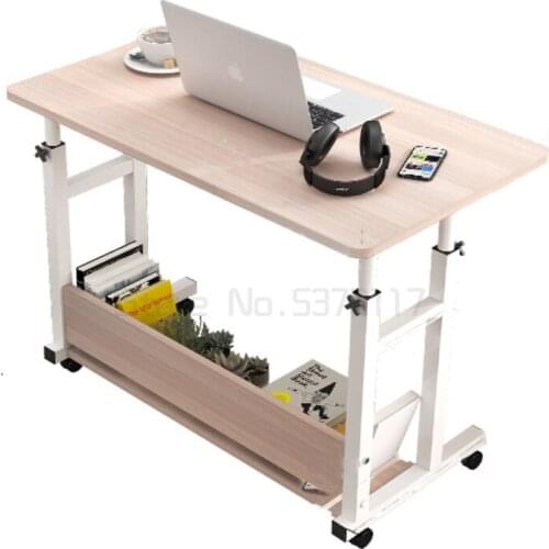 Movable computer desktop table household lifting small table bedroom simple bedside table desk
