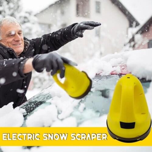 Car Ice Scraper Snow Removal Windshield Glass Winter Auto Car Window Defrost Clean Tools Electric USB Charging Remover Deicer