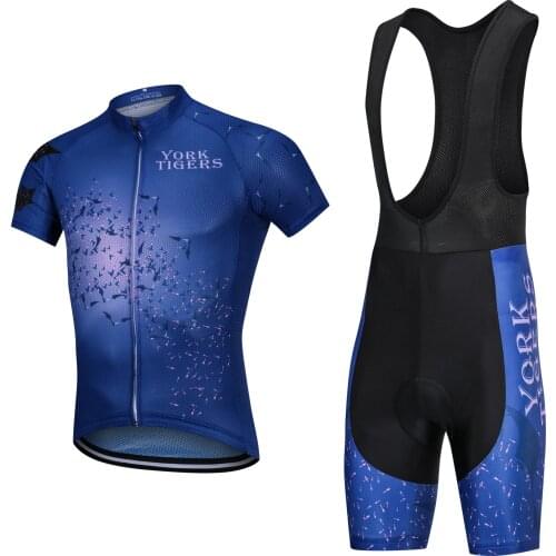 YORK TIGERS Pro team Cycling Sport Suit Ropa Ciclismo Hombre BTM Bike Clothing Bicycle Sets Riding Jersey Cycle Wear Triathlon