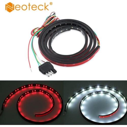 Neoteck Tailgate LED Light bar Flexible 5 Functions Running Signal Reverse Brake Led Strip For Truck Turn Signal Light Bar