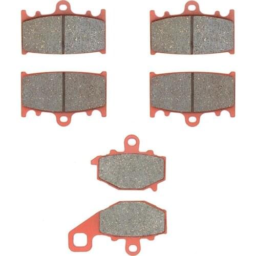 MEXITAL Motorbike Brake Pads Front Rear for Kawasaki ZX600E Ninja ZX6 ZZR600 (93-07) ZX6R (ZX600F) (94-97) 158-158-192-2