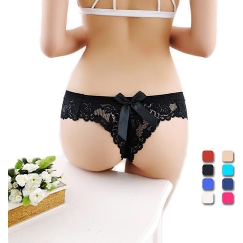UNLIMON Women Panties Sexy Lace Briefs Low-Waist Underpants Cute Thongs One Piece Free Shipping Briefs