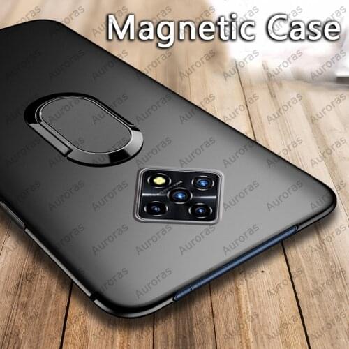 Auroras For Infinix Zero 8 Case Ultra Thin Back Matte With Magnetic Attraction Ring Cover For Infinix Zero 8i Soft Case