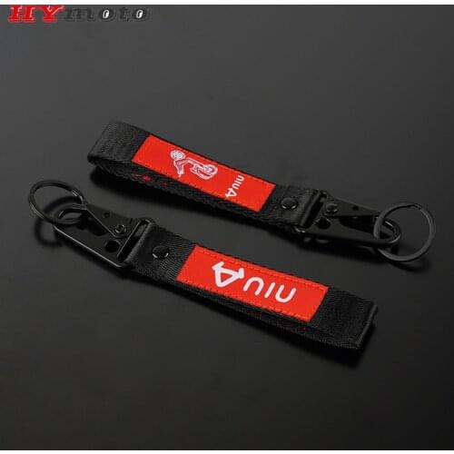 Universal For Niu Electric Scooter N1s NGT m+ u1 us u+ High Quality Motorcycle Keyring Embroidery Key Holder Chain Keychain