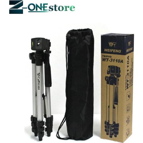 WT-3110A Portable Lightweight Camera Tripod & Ball Head + Carrying Bag For Canon Nikon Sony DSLR Camera DV