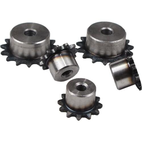 1Pcs 45# Steel 05B Chain Drive Sprocket 10-28 Tooth Roller Chain Gear Pitch 8mm Industrial Sprocket Wheel