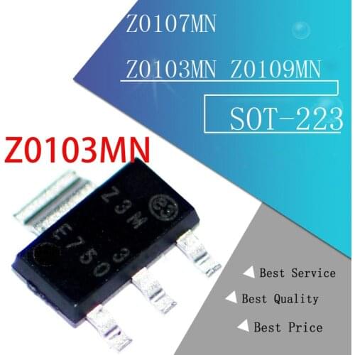 10pcs Z0107MN Z0103MN Z0109MN 07M 03M 09M Z7M Z3M Z9M Triac thyristor new original