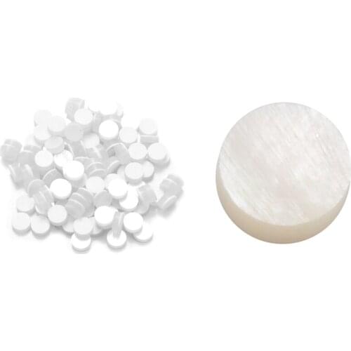 12x White Mother of Pearl Luthier Dots Inlay Fret Side Marker 6mm & 100Pcs Guitar Fingerboard Inlay Neck Side Dot 6mm