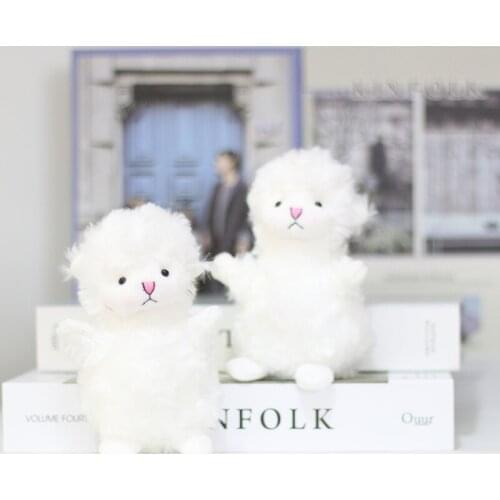 15 cm cute alpaca camel plush toy stuffed animal doll soft sheep keychain pendant female doll backpack small ornament