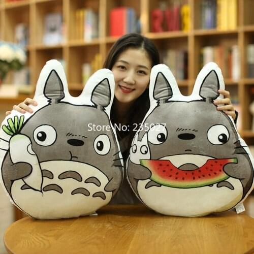 Anime My Neighbor TOTORO Figure Toys Miyazaki Hayao Plush Doll Pillow 50cm Cosplay for Gift