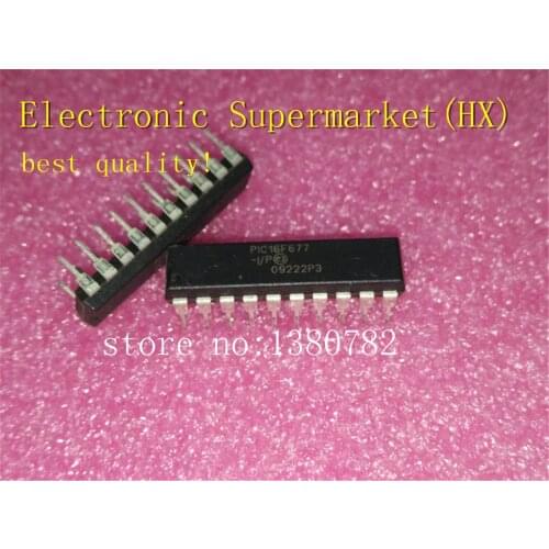 Free Shipping 10pcs/lots PIC16F677-I/P PIC16F677 DIP-20 IC In stock