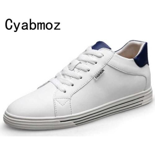 Мужские кожаные кроссовки Cyabmoz China At AliExpress