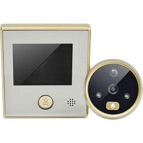 4.3 Inch LCD C07 Electric Digital Door Viewer Intelligent Visual Door Eye Doorbell Night Vision Motion Detection 160° Wide