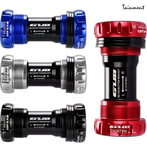 GUB bike bottom Bracket 68/73 Mm Bicycle Axis Mountain road BB51 Steel Bearing Ordinary Bearing Threaded Bottom Shaft bike part