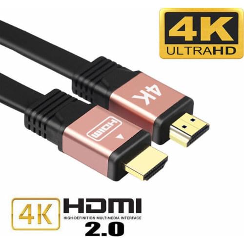 HDMI-compatible 2.0 Cable Gold-plated 4K*2K 30AWG HD 18Gbps 3D Audio HD Support for HD TV LCD Laptop PS3 Projector Computer