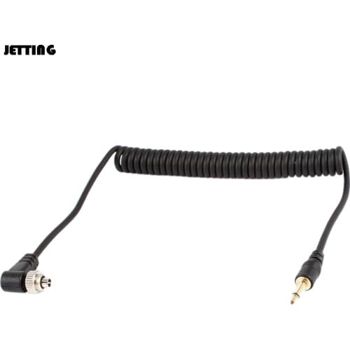 Camera Flashes Accessories 3.5mm to Male PC Flash Sync Cable Screw Lock for Trigger Studio Light