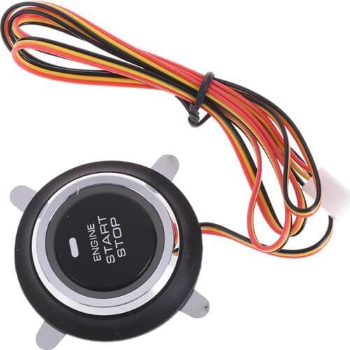 1 Pc 12V Auto Replacement Car Engine Start Stop Push Button Keyless Entry Ignition Starter Switch