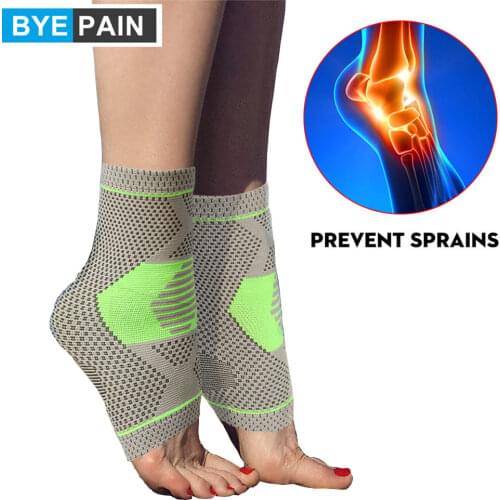 Ankle Brace Compression Support Sleeve for Injury Recovery, Joint Pain. Achilles Tendon Support, Plantar Fasciitis Foot Socks