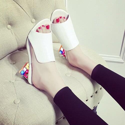 Summer Wedge-shaped Non-slip Platform Shoes Sandals Open Toe Big Toe Shoes Sexy Women Sandals High Heel Sandals