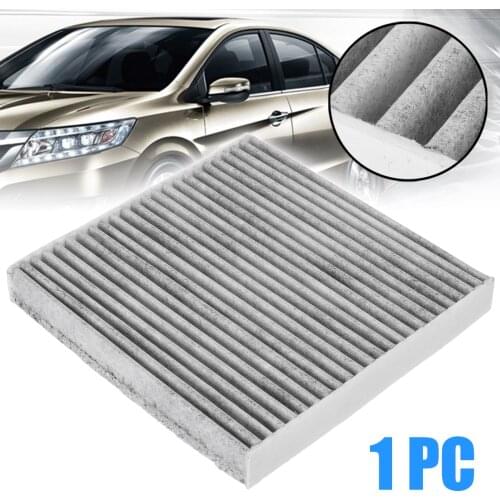 Mayitr 1pc High Quality Car Auto Carbon Fiber Cabin Air Filter 80292-TF0-G01 CU21003 For Honda Civic HR-V Fit CR-Z Insight