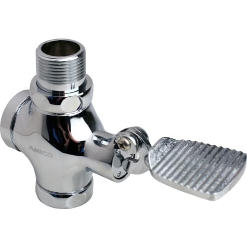 Copper Delay Valve Stool Flushing Valve Foot-pressing Time Delay Self Closing Toilet Flush Valve WC Flush Valve
