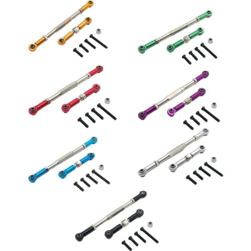 RC Car Metal Steering Link Linkage Arm Tie Ends for D90 D91 D99S MN90 MN96 MN99 MN99S 1/12 RC Truck Car Parts