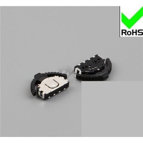 5pcs Multi-functional accessories five-way switch LY-K6-01 big-head dial wheel connector 4 pin reset 2 pin fix