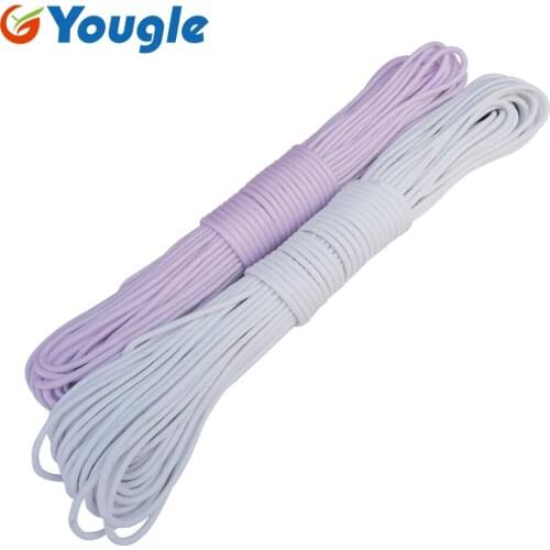 1 Piece 100 Feet 330lb 4mm 9 Strand Photochromic Paracord Parachute Cord Tent Wind Rope Guyline Clothesline DIY Lanyard Bracelet