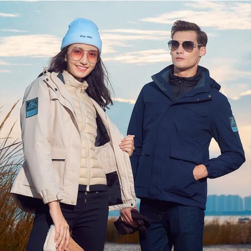 Hiking down Jacket Men & women Winter outdoor raincoat down lining Thermal mountaineering Parka waterproof Windproof Ski Jacket