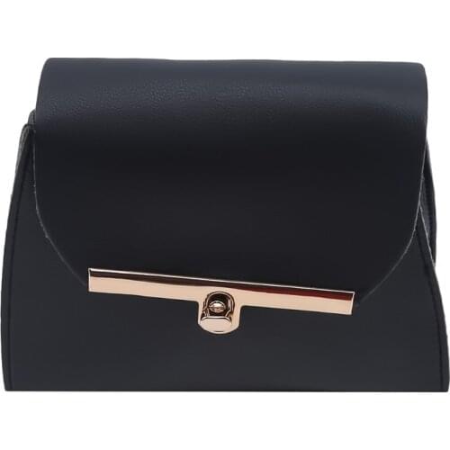 Simple Fashion Flip Leather Phone Shoulder Bag Girl Solid Color Mini Multi-function Crossbody Bag Handbag