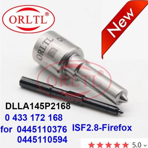 ORLTL Commmon Rail Nozzle DLLA145P2168 0 433 172 168 0433172168 for 0445110376 04451100594 445 110 376 0 445 110 594 ISF2.8-Fire