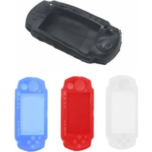 Silicone Soft Protective Cover Shell for Sony PlayStation Portable PSP 1000 1004 1008 Console PSP1000 Body Protector Skin Case