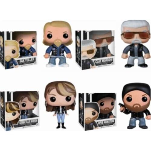 Sons of Anarchyes Vinyl Figure #88 Jax Teller Gemma Clay Morrow #89 Opie Winston #91 Collection Action Figure Toy Gift for Kid