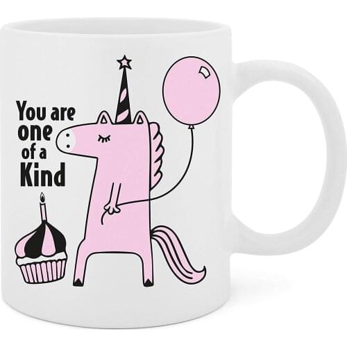 You Are One Of A Kind (Unicorn) - 11 Oz White Ceramic Glossy Mug
