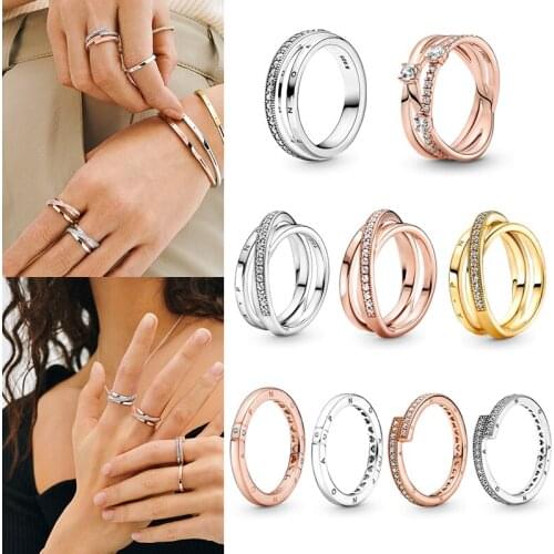 2021 Jewelry For Women Diy Designer 925 Sterling Silver Fit Original Pandora Making Handmade Accessorie Matching Rings Wholesale