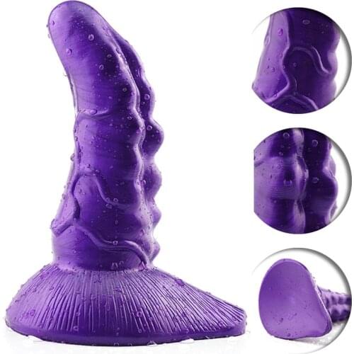 Liquid Silicone Dildo Purple Adult Toy Soft Butt Plug Sex Toys dildos Realistic Big Dick Vagina Soft Penis Sex Toys For Women 18