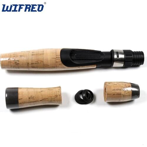 1Sets Cork Grip Fishing Rod Handle Kit & Reel Seat for DIY Rod Building and Repair