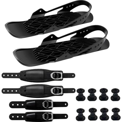 1 Pair Unisex Winter Ski Skates Shoes Skiboard Snowboards Mini Snowblades Skates for Outdoor Sports Skiing