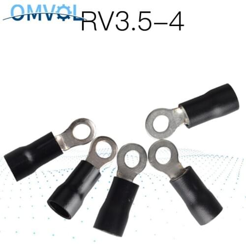 10pcs RV3.5-4 Insulated ring terminal electrical wire crimp connector