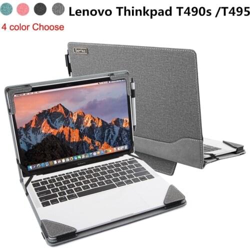 2020 New Case for Lenovo Thinkpad T490s /T495 14 inch Laptop Cover for Thinkpad T490s Notebook Protective Sleeve Bag PU Skin