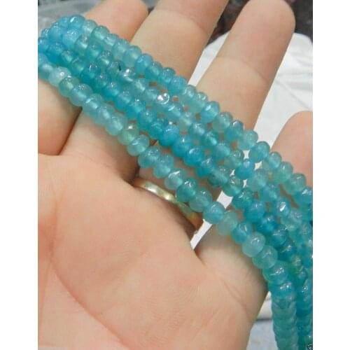 Free shipping Natural 4x6mm Faceted Brazilian Beads 15inch