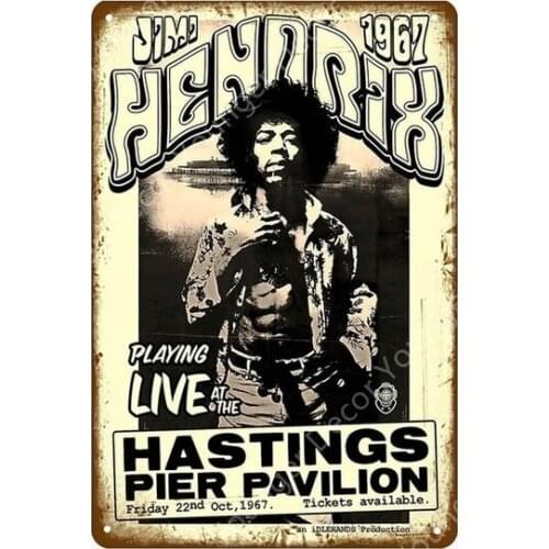 Calssic Retro Jam Blues Pop Tin Signs Music Vintage Metal Plaque Fstival Rock Jazz Wall Art Poster For Bar Pub Club Decor YI-133