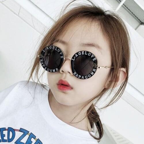2021 Steampunk Bee Kids Sunglasses Boys Girls Luxury Vintage Children Sunglasses Round Sun Glasses Oculos Feminino Accessories