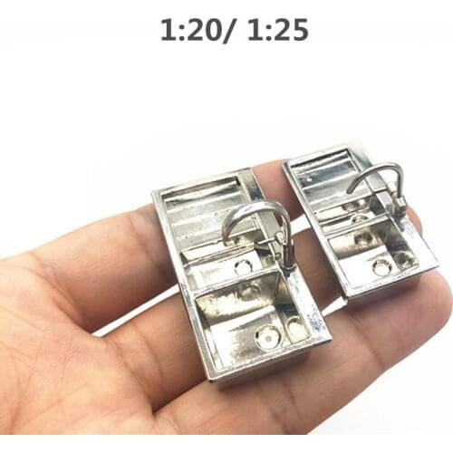 DIY 1/20 1/25 Scale Miniature Dollhouse Kitchen Wash Basin Furniture Model Kit