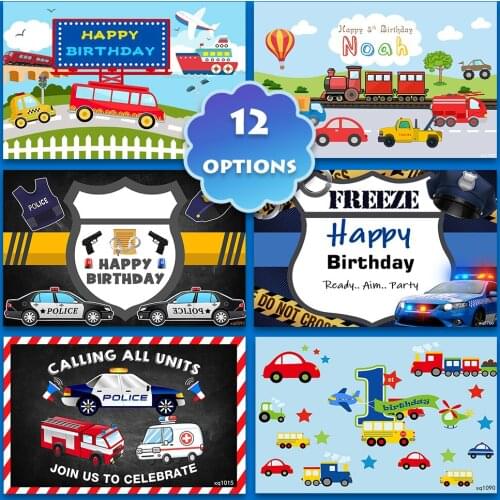 LEVOO Custom Background Cartoon Cars Theme Boys Birthday Party Photography Backdrop Photographic Photo Studio Props Photophone