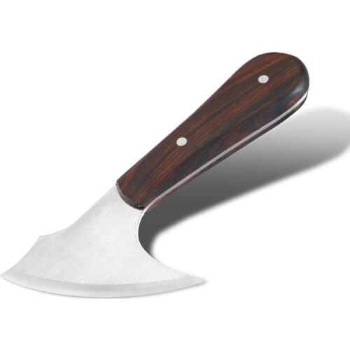 KL full-tang rosewood cover handle round knife