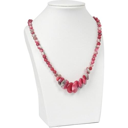 Beautiful 6-14mm Seven-color Chalcedony Gemstone Beads Fit Handmade jewelry Necklace 18inch Gifts for the closest person H66